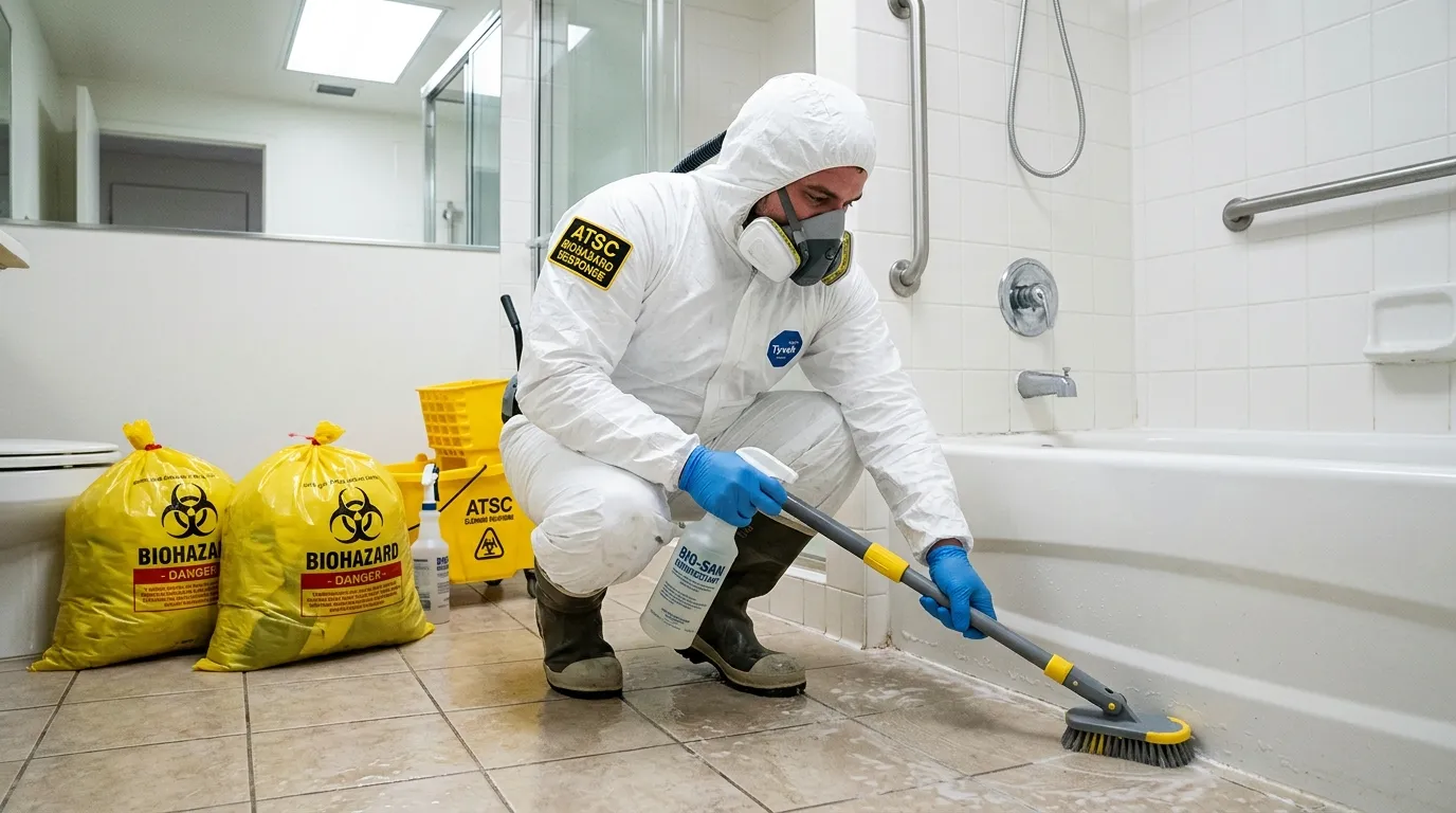 Decontamination equipment deployed for Blood Cleanup in Meriden